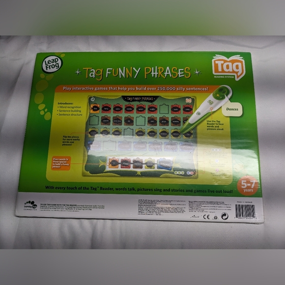 NIP NEW Vintage Rare LeapFrog Tag Funny Phrases Sealed - Picture 4 of 9